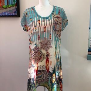 Johnny Was Cupra Rayon Tunic (Medium)